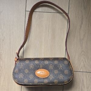 FACCINO brown faux leather small hand/shoulder bag